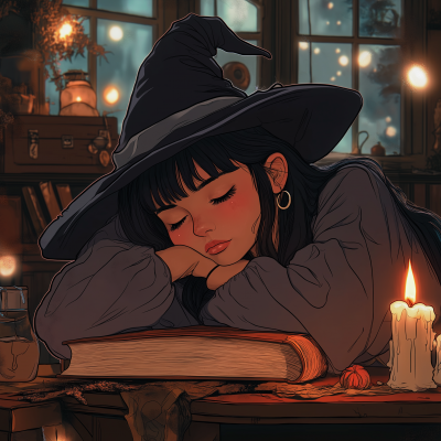 Dreamy Halloween Witch