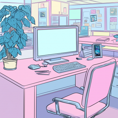 90s Retro Office