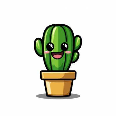 Cheerful Cactus Logo