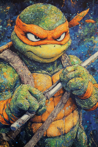 Surreal Michelangelo Art