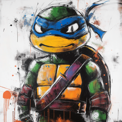 Minimalist TMNT Art