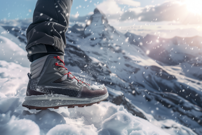 Winter Boost on Snowy Mountain