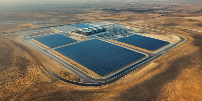 Aerial View of Negev Desert