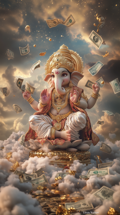 Teen Ganesha in Luxury