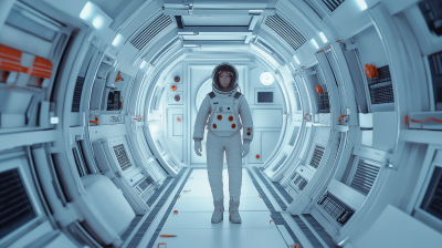 Astronaut in Spacecraft