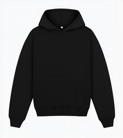 Black Hoodie Mockup