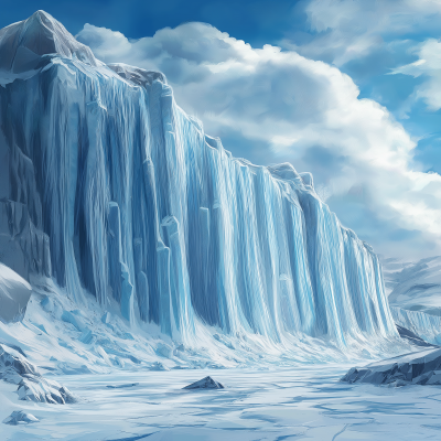 Majestic Ice Wall