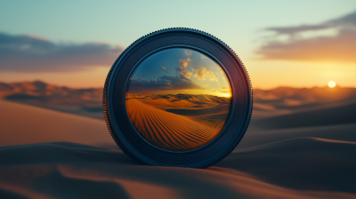 Desert Dunes Reflection