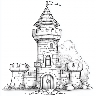 Medieval Tower Illustration