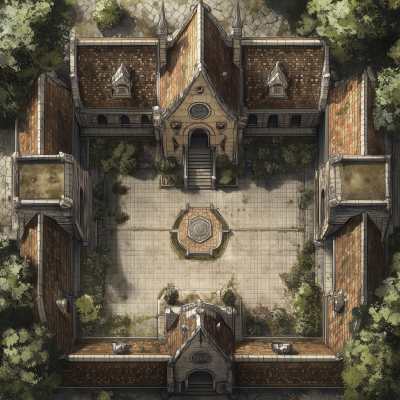 Medieval Building Court