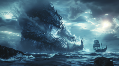 Water Elemental and Longship