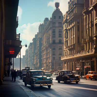 1950s Streets of Buenos Aires