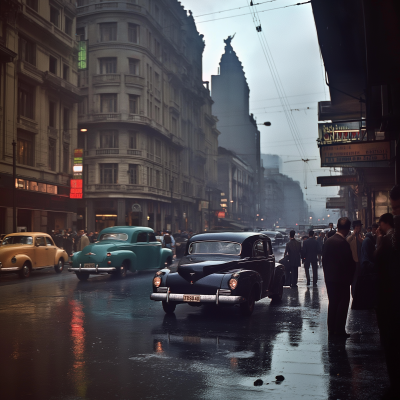 1950s Buenos Aires Streets