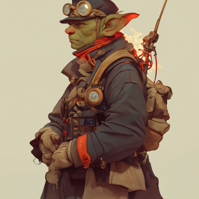 Goblin Engineer Character Art