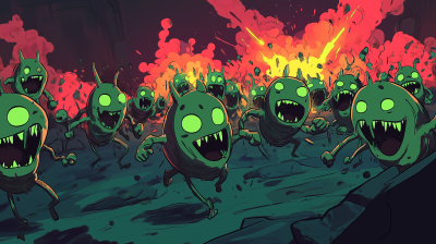 Happy Goblins in Battle