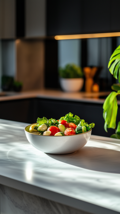 Bowl of Vegetable Salad