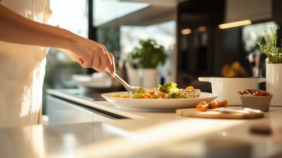 Bright Kitchen Cooking