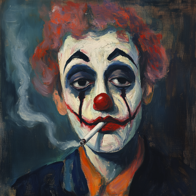 The Clown in Despair