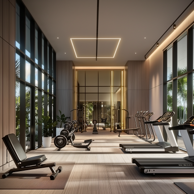 Luxurious Fitness Center