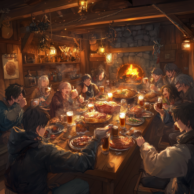 Rustic Tavern Feast