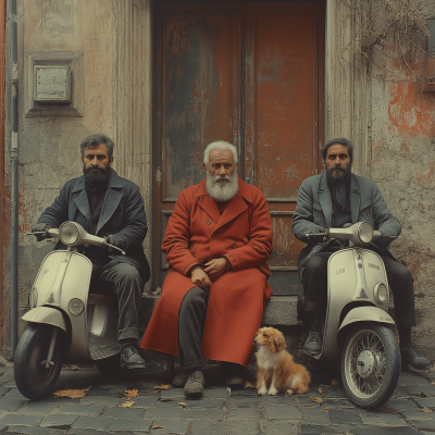 Men in Italian Street