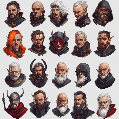 Fantasy Villains Portraits