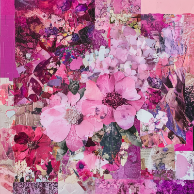 Floral Doodle Collage