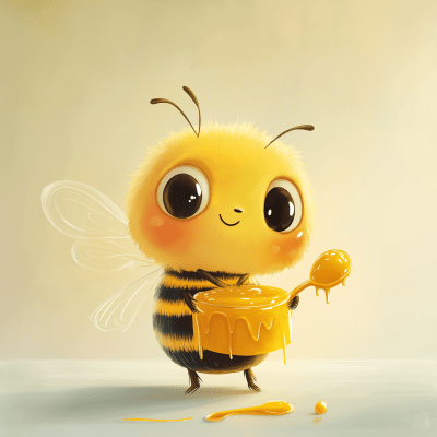 Cute Bee Character