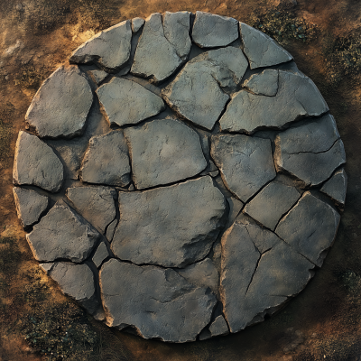 Magic Round Stone Pad