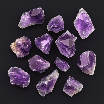 Detailed Amethysts Collection