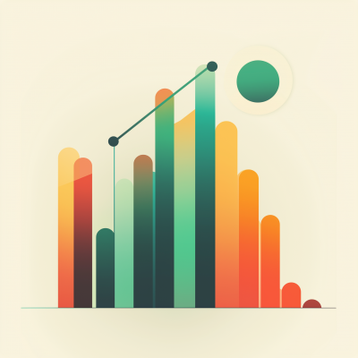 Vibrant Growth Trend Graph