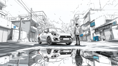 Manga Style Suzuki Swift