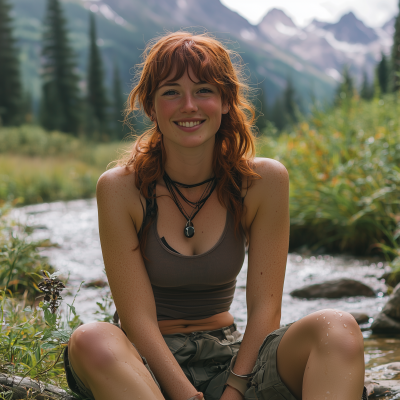 Redheaded Tomboy in Nature