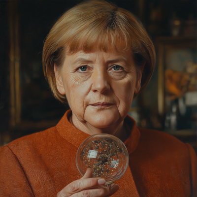 Angela Merkel Studying Physics