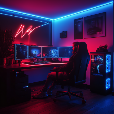 Modern Gaming Room