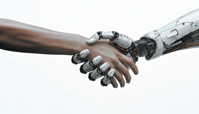 Human and Robot Handshake