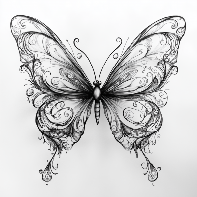 Elegant Butterfly Design