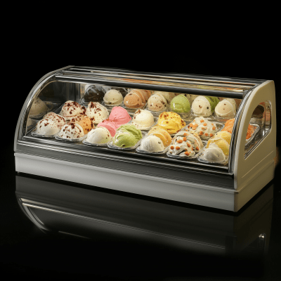 Gelato Display Case