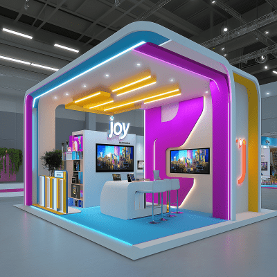 Vibrant Exhibition Booth