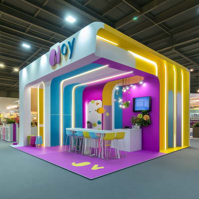 Vibrant Exhibition Booth