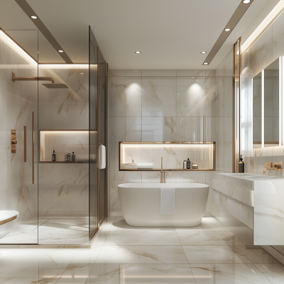 Minimalist Luxury Bathroom