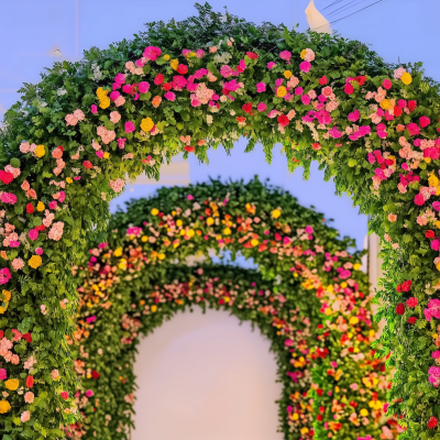 Colorful Floral Arches