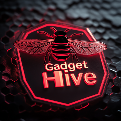 Futuristic Gadget Hive Logo