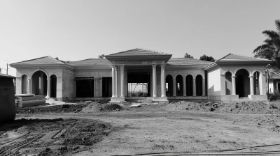 Old French Style Villa Under Construction