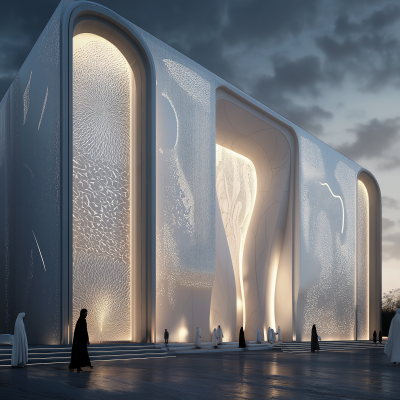 Exterior Design of Exhibition at Jeddah Superdome