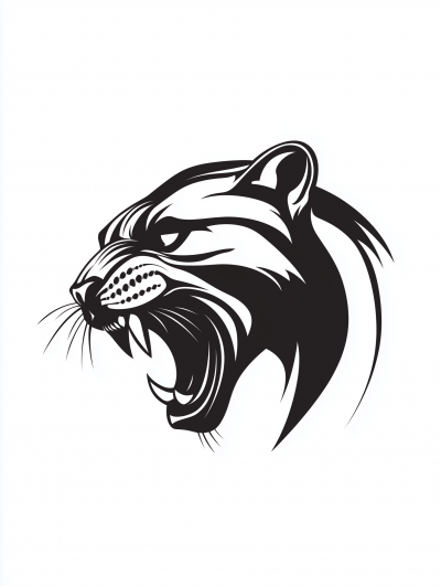 Minimalistic Panther Logo