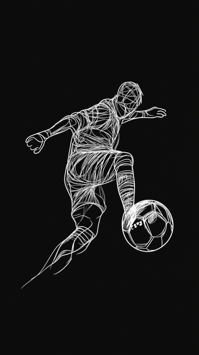 Abstract Street Soccer Icon