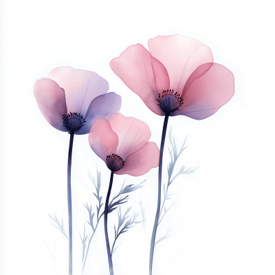 Simple Watercolor Illustration
