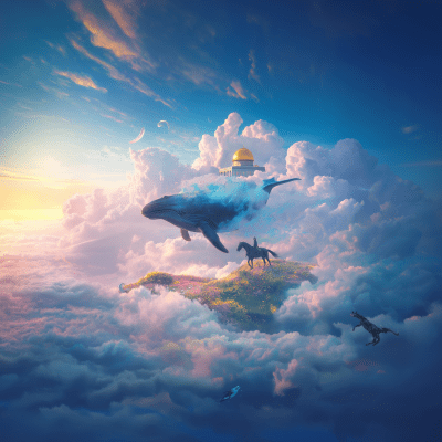 Majestic Whale in the Sky