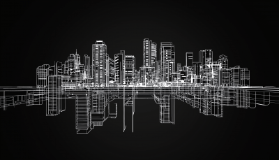 Minimal Lineart Cityscape